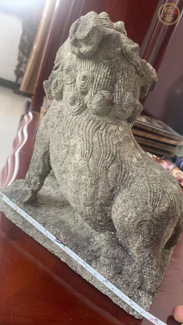 古玩雜項石獅子真品鑒賞圖