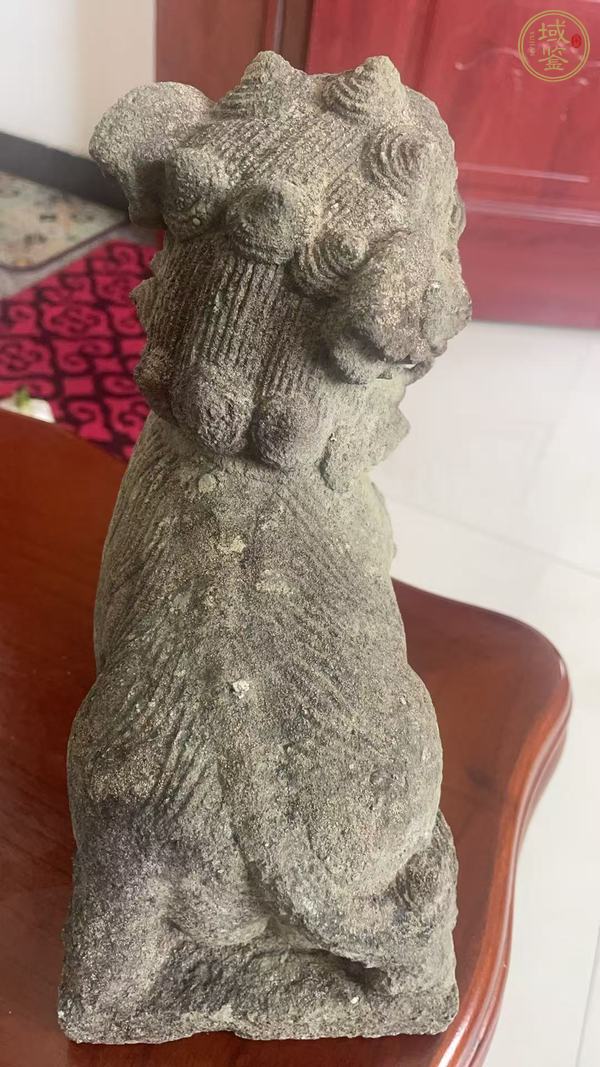 古玩雜項石獅子真品鑒賞圖