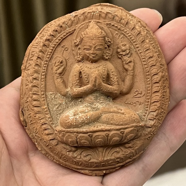 古玩轉賣明代擦擦佛塑像拍賣，當前價格0元