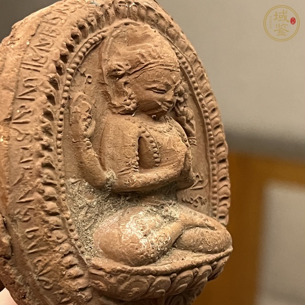 古玩陶瓷擦擦佛塑像真品鑒賞圖