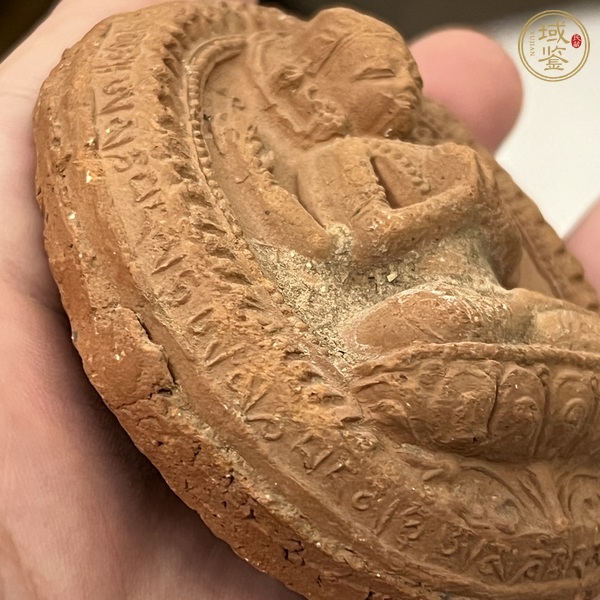 古玩陶瓷擦擦佛塑像真品鑒賞圖