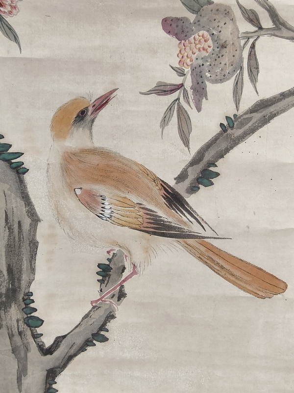 古玩字畫南湖(日本)花鳥拍賣,當前價格1000元