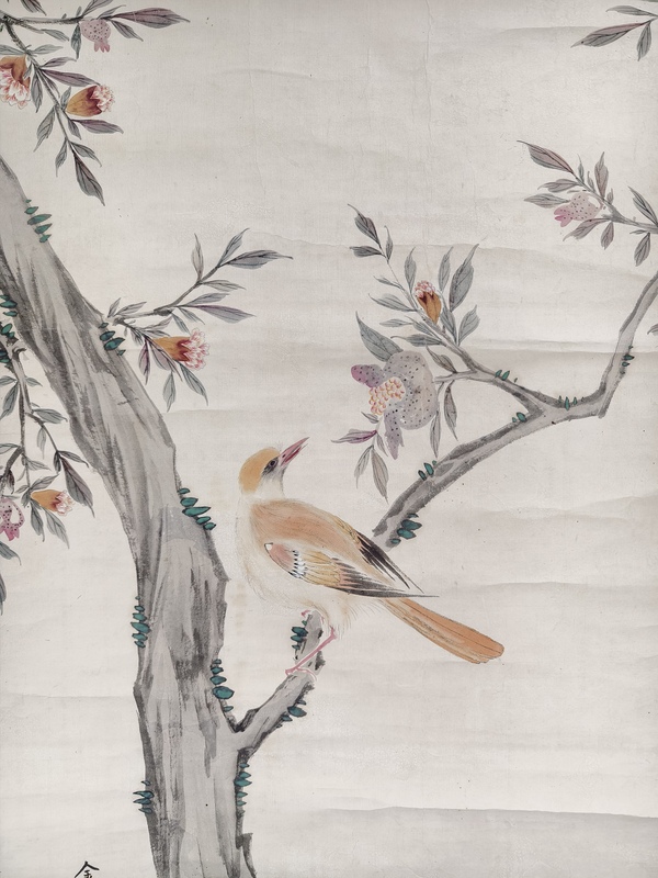 古玩字畫南湖(日本)花鳥拍賣,當前價格1000元
