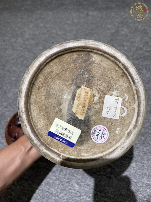 古玩陶瓷粉彩八仙人物紋截口瓶真品鑒賞圖
