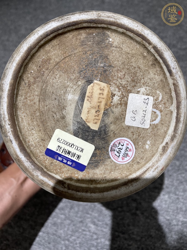 古玩陶瓷粉彩八仙人物紋截口瓶真品鑒賞圖