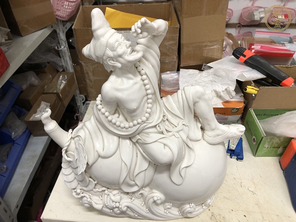 古玩濟公塑像真品鑒賞圖