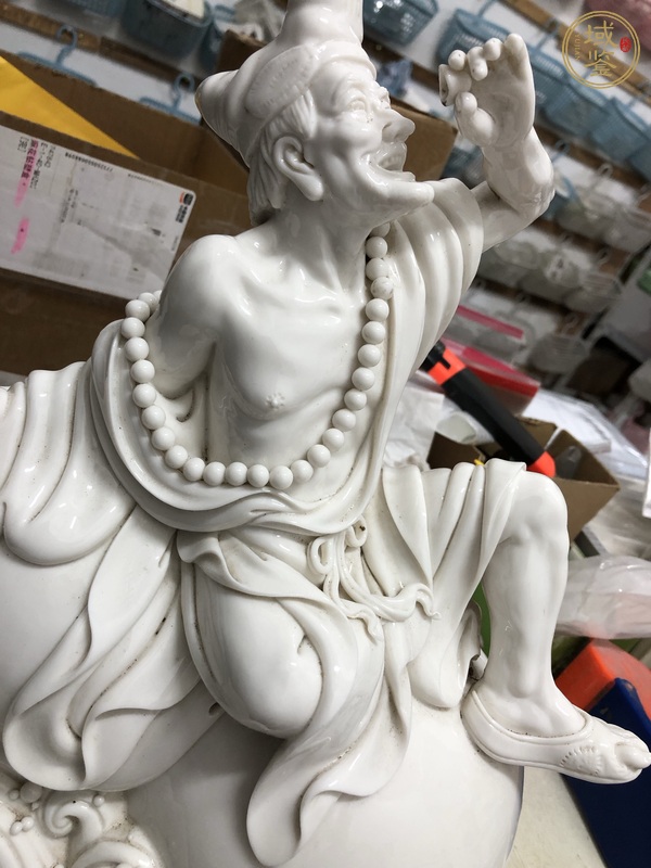 古玩陶瓷濟公塑像真品鑒賞圖
