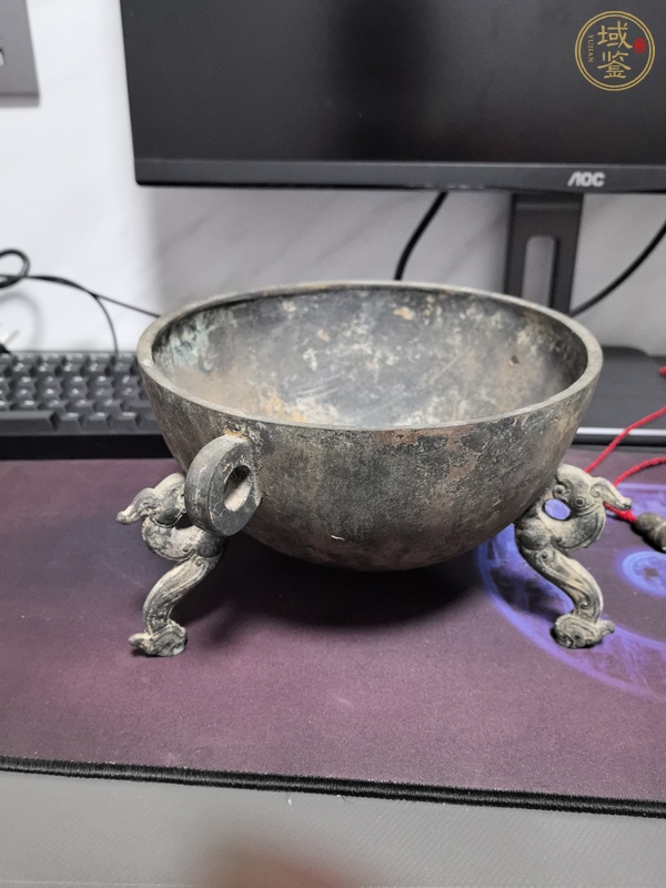 古玩銅器銅鼎真品鑒賞圖