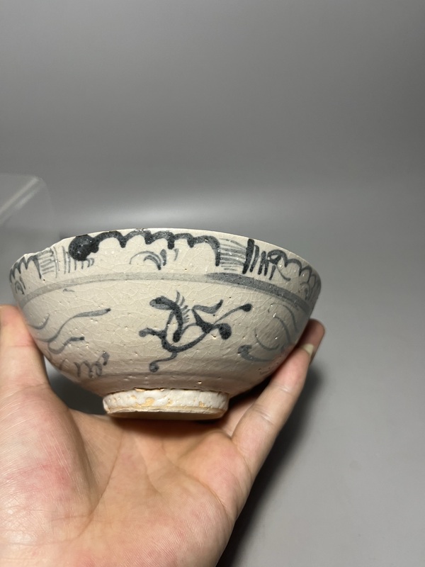 古玩陶瓷明代青花天馬紋茶碗拍賣,當前價格0元