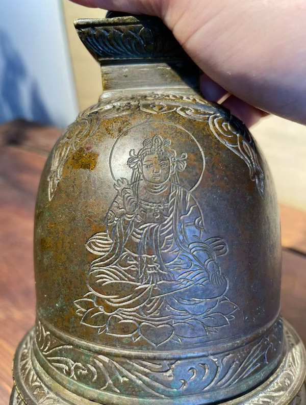 古玩銅器清代佛門圣物真身舍利塔拍賣,當(dāng)前價格68000元