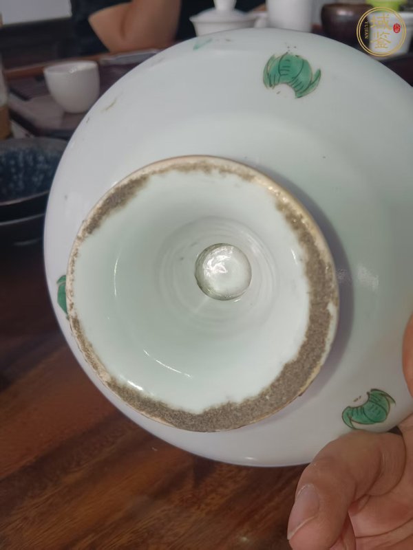 古玩陶瓷嬰戲紋高足盤真品鑒賞圖