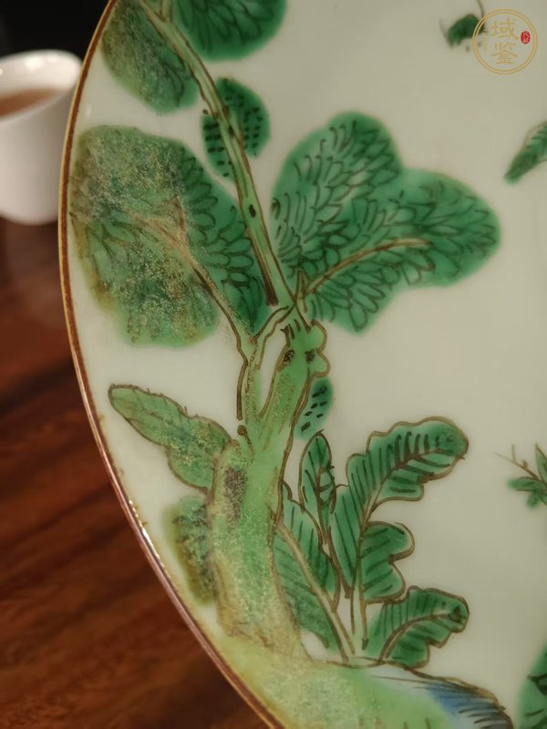 古玩陶瓷嬰戲紋高足盤真品鑒賞圖