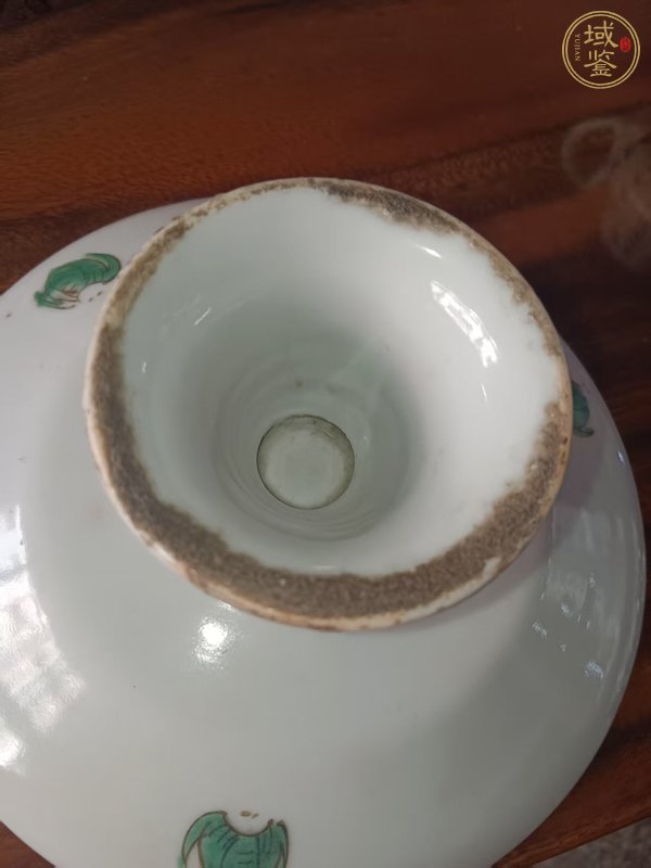 古玩陶瓷嬰戲紋高足盤真品鑒賞圖