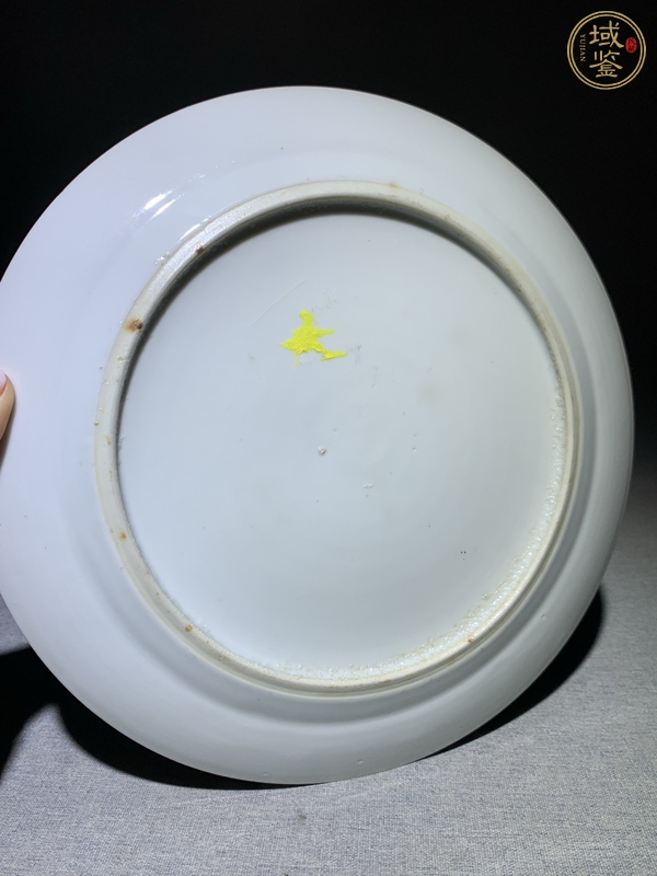 古玩陶瓷晚清青花龍紋盤真品鑒賞圖