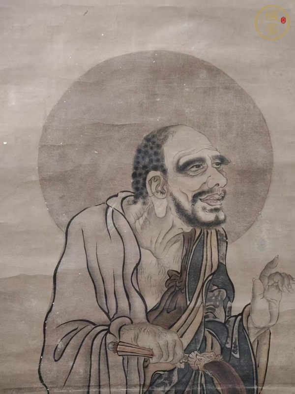 古玩字畫佚名羅漢真品鑒賞圖