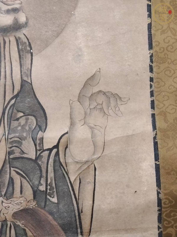 古玩字畫佚名羅漢真品鑒賞圖