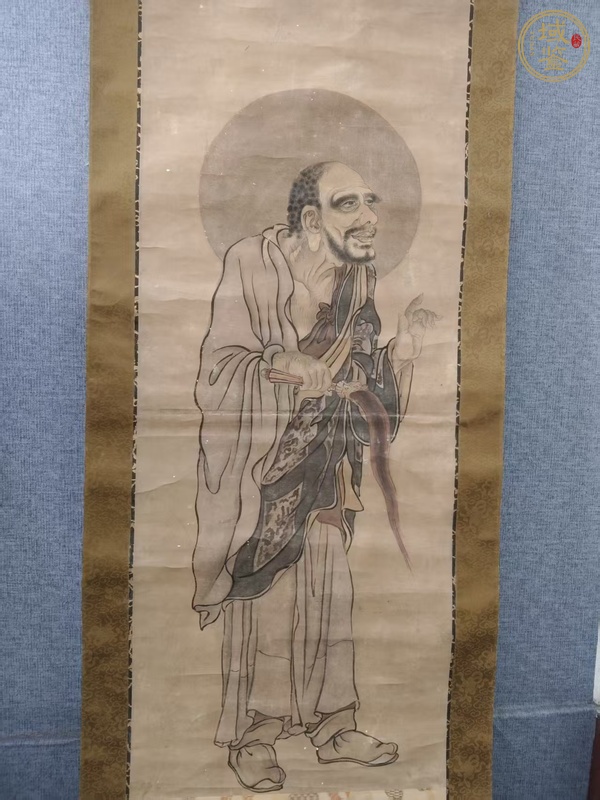 古玩字畫佚名羅漢真品鑒賞圖
