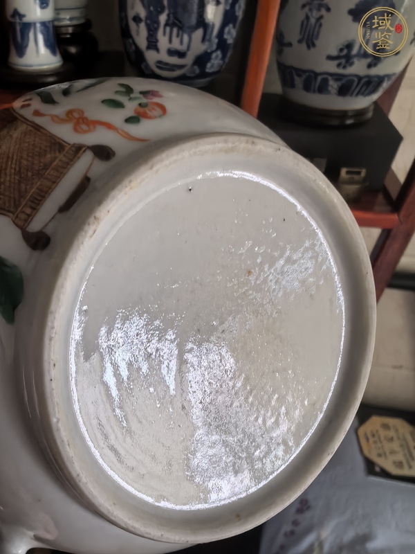 古玩陶瓷廣彩執(zhí)壺真品鑒賞圖