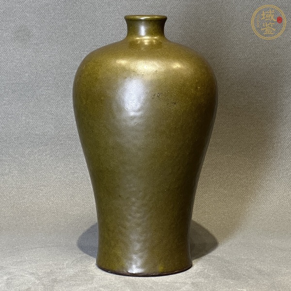 古玩乾隆茶葉末釉梅瓶真品鑒賞圖