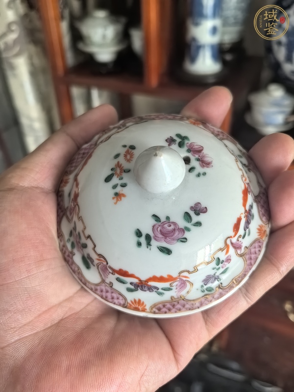 古玩陶瓷廣彩執(zhí)壺真品鑒賞圖