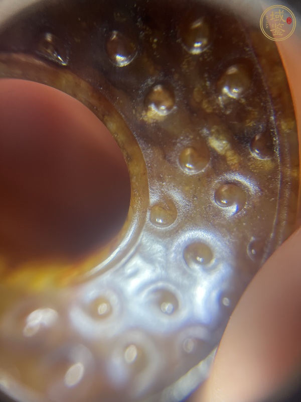 古玩玉器提油仿漢代“谷紋玉璧”真品鑒賞圖