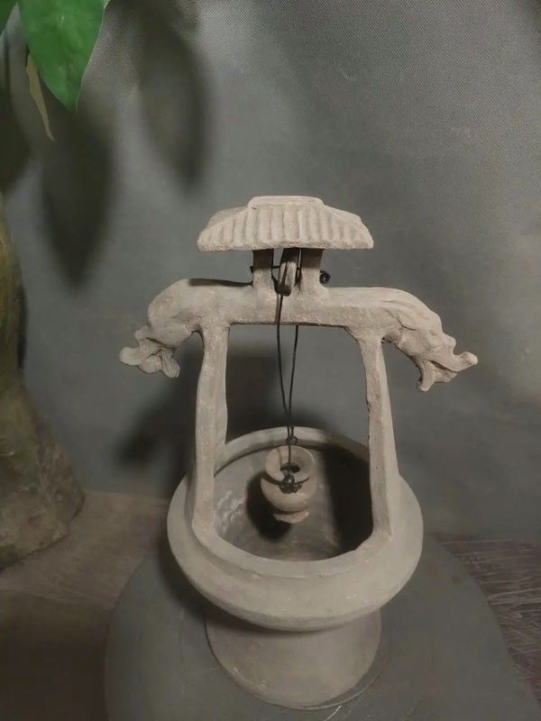 古玩陶瓷漢.雙龍灰陶井拍賣，當(dāng)前價(jià)格880元
