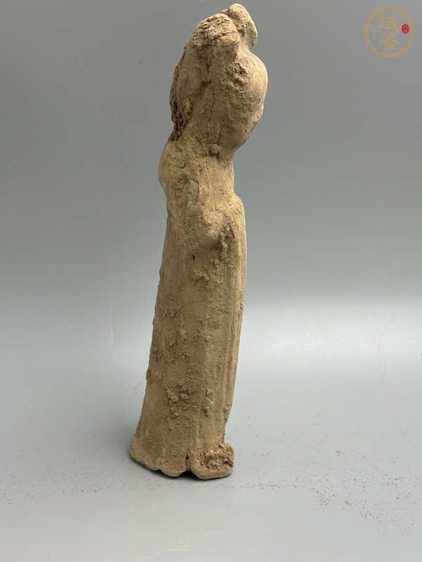 古玩陶瓷唐·丫鬟俑真品鑒賞圖