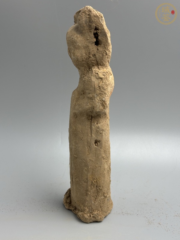 古玩陶瓷唐·丫鬟俑真品鑒賞圖