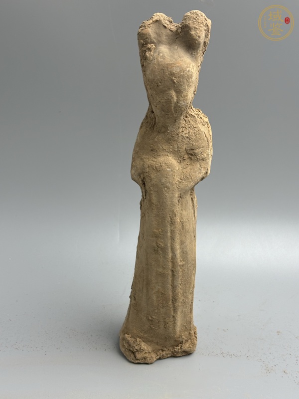 古玩陶瓷唐·丫鬟俑真品鑒賞圖