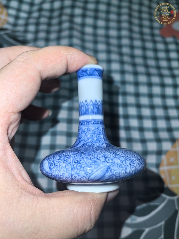 古玩青花荸薺瓶真品鑒賞圖
