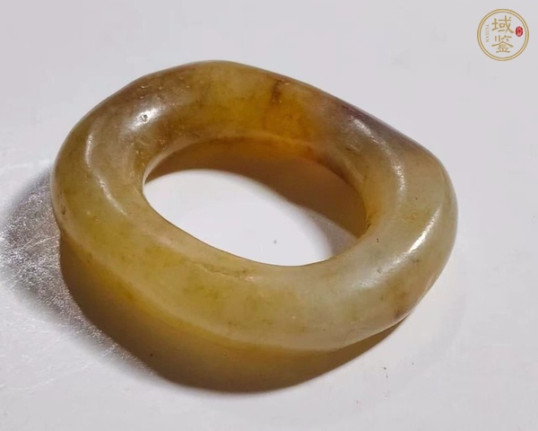 古玩玉器和田玉環真品鑒賞圖