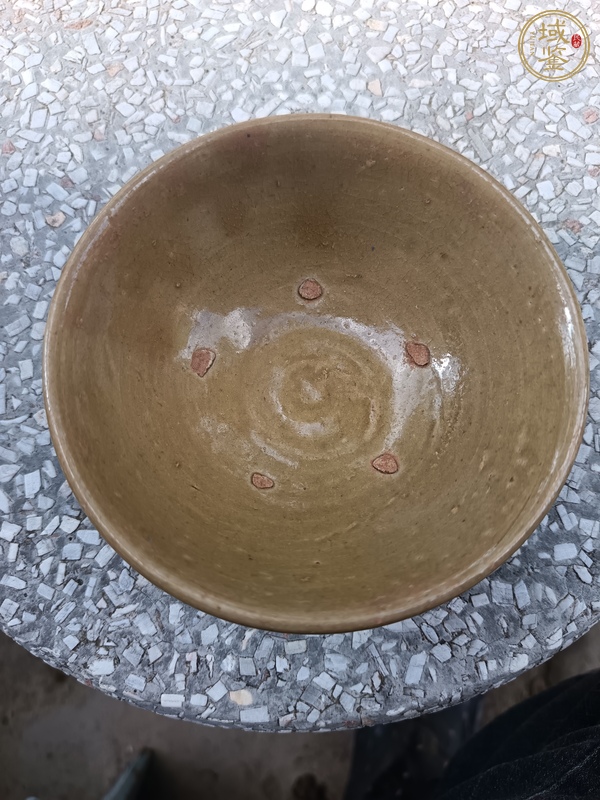 古玩陶瓷青釉茶碗真品鑒賞圖