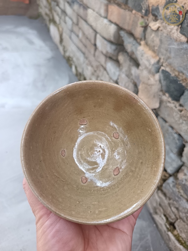 古玩陶瓷青釉茶碗真品鑒賞圖