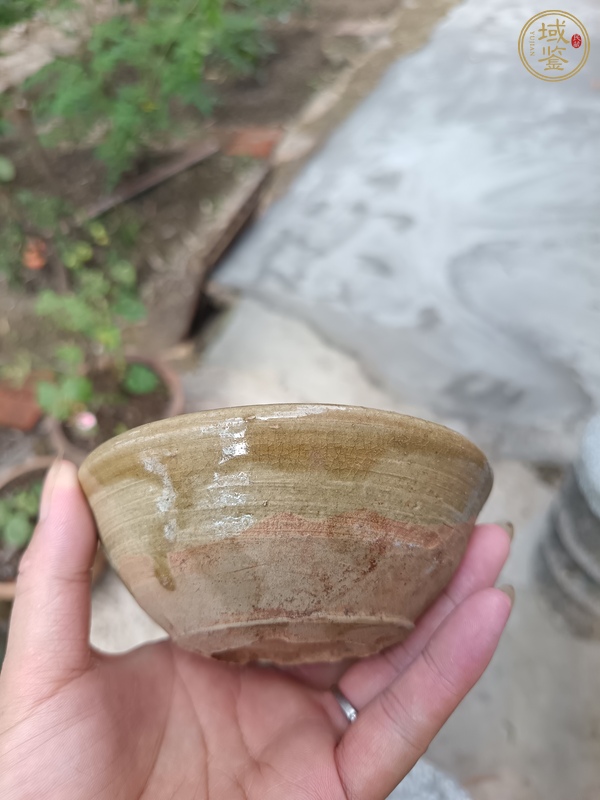 古玩陶瓷青釉茶碗真品鑒賞圖