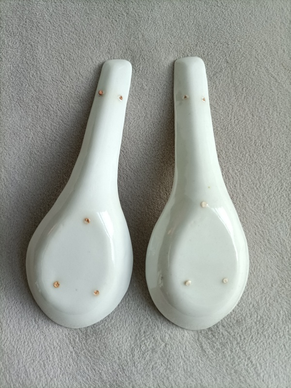 古玩陶瓷黃地粉彩纏枝花紋勺拍賣,當前價格399元