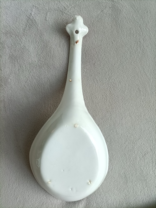 古玩陶瓷黃地粉彩纏枝花紋勺拍賣,當前價格399元