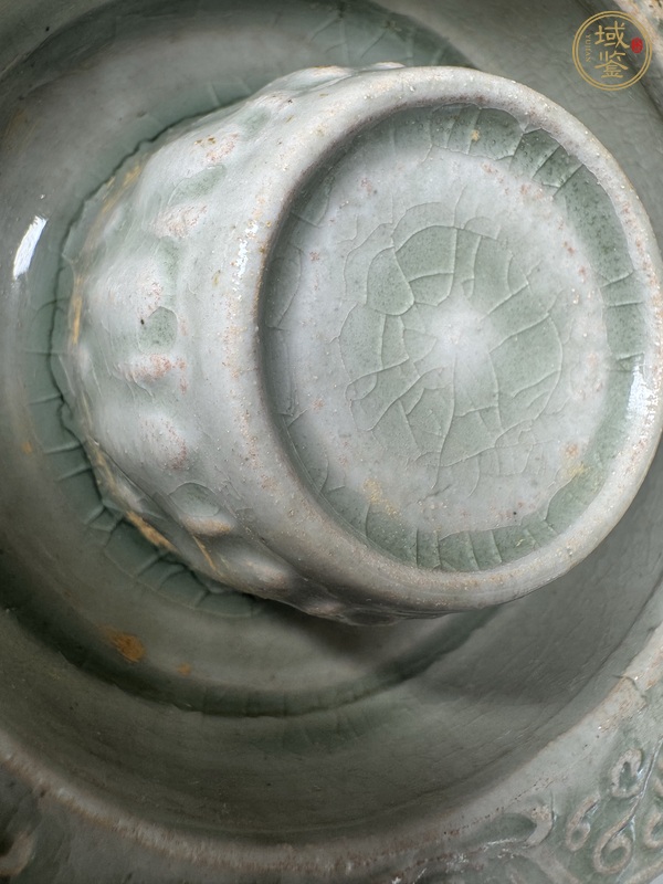 古玩陶瓷高麗青瓷茶盞(帶盞托)真品鑒賞圖