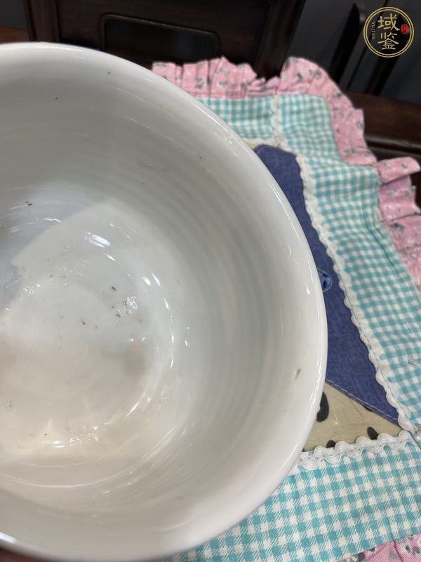 古玩陶瓷日本青花山水人物雙耳爐真品鑒賞圖