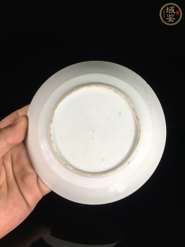 古玩陶瓷廣彩花鳥紋盤真品鑒賞圖