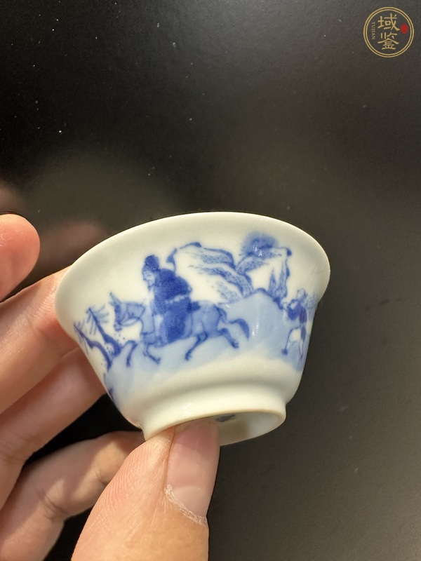古玩陶瓷青花杯真品鑒賞圖