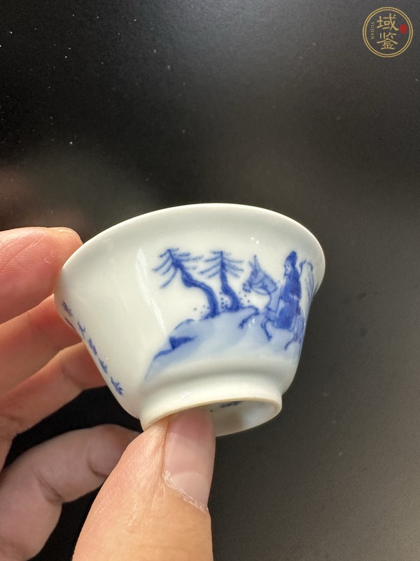 古玩陶瓷青花杯真品鑒賞圖