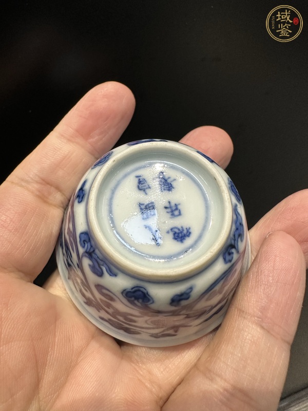 古玩陶瓷青花杯真品鑒賞圖