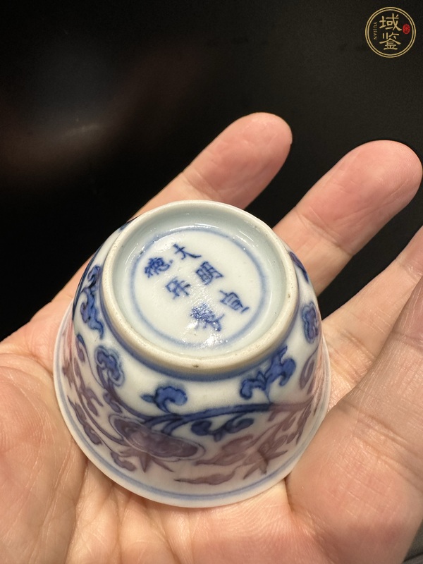 古玩陶瓷青花杯真品鑒賞圖