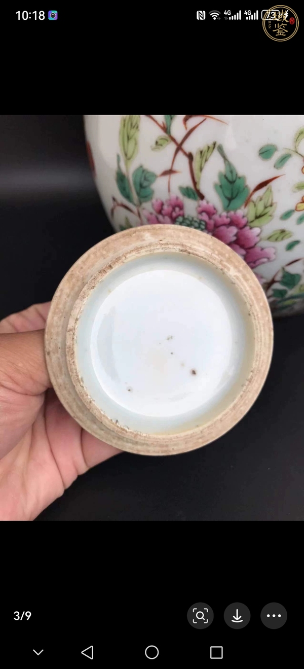 古玩陶瓷粉彩罐真品鑒賞圖