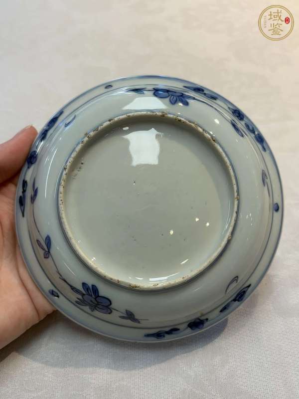 古玩陶瓷青花盤真品鑒賞圖
