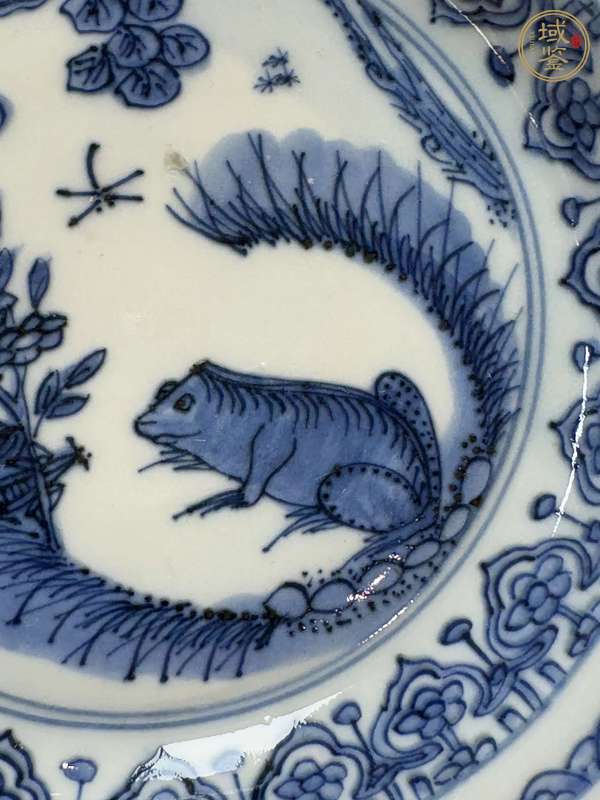 古玩青花盤真品鑒賞圖