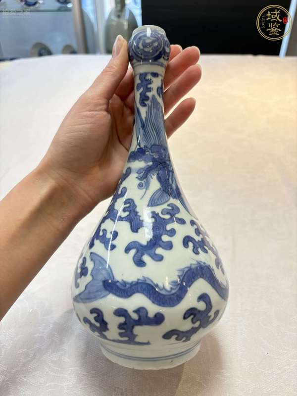 古玩陶瓷蒜頭瓶真品鑒賞圖