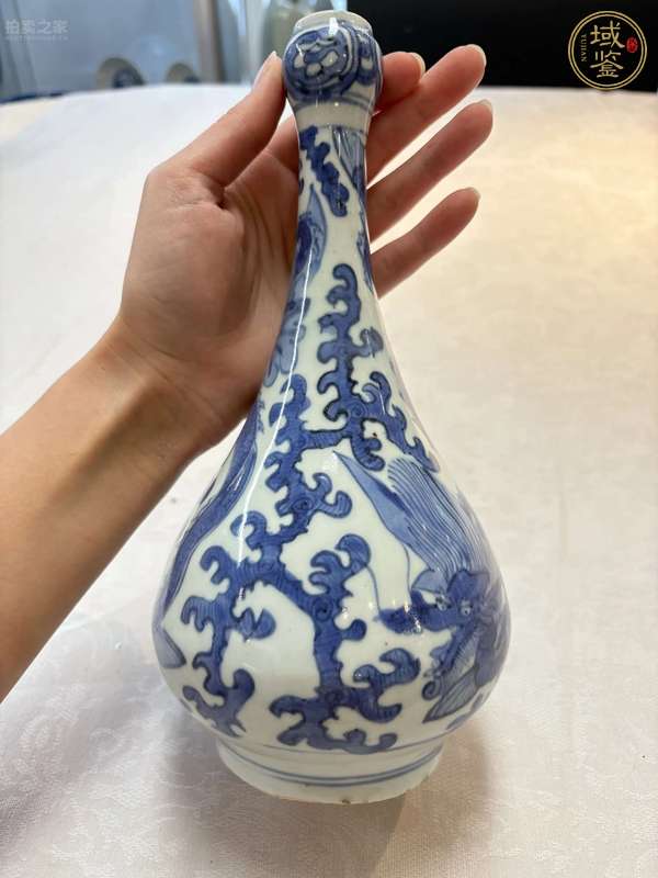 古玩陶瓷蒜頭瓶真品鑒賞圖