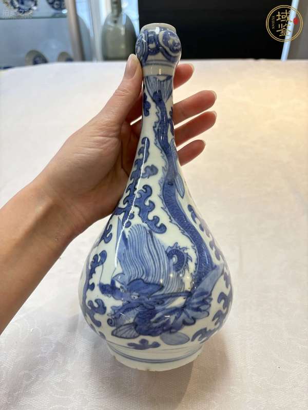 古玩陶瓷蒜頭瓶真品鑒賞圖