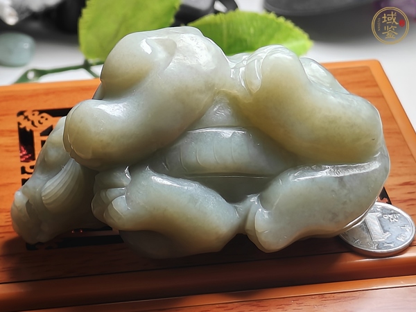 古玩玉器天然和田玉瑞獸題材擺件真品鑒賞圖